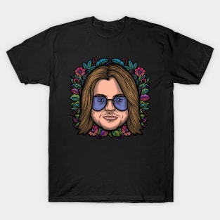 Mitch Hedberg (Flowered) T-Shirt